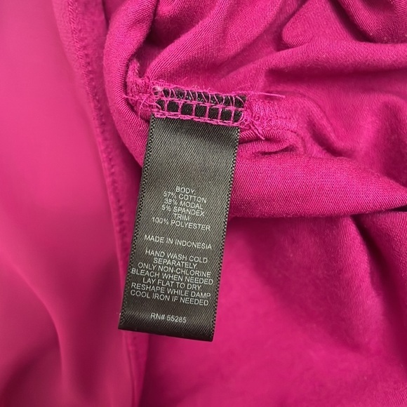 025: EXPRESS fuschia magenta bodycon ruche fitted mini dress in size small - Picture 10 of 10